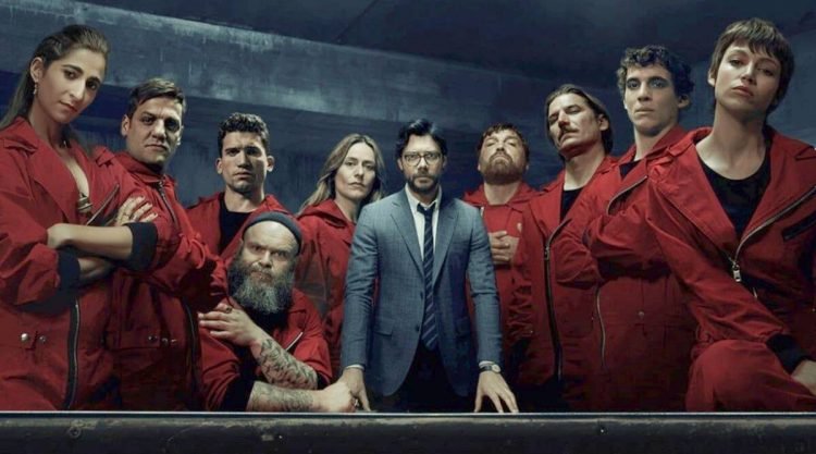 Four year celebrations for 'Money Heist'