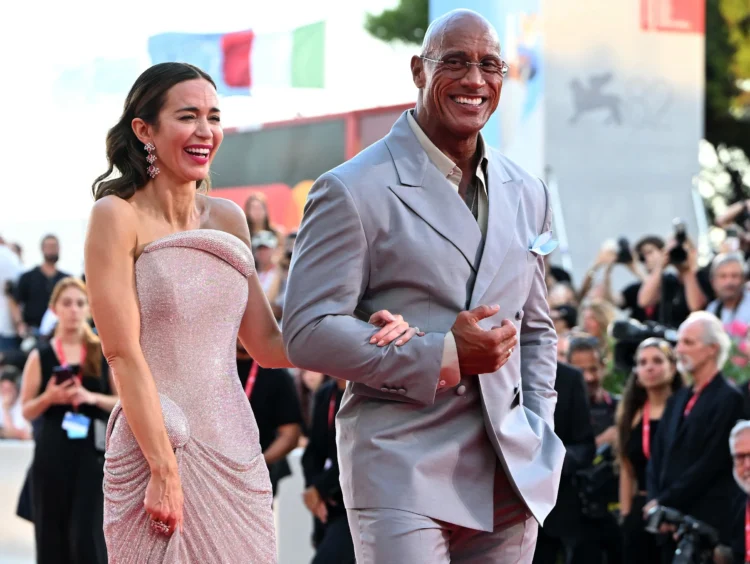 Dwayne "The Rock" Johnson sways it with his striking demeanour