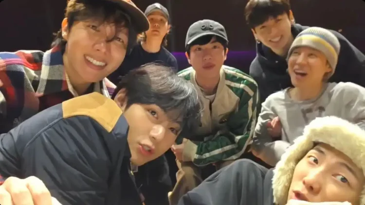 BTS OT7 Weverse Live moments