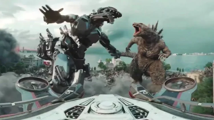 "Godzilla The Ride" and "Godzilla Minus One" connection