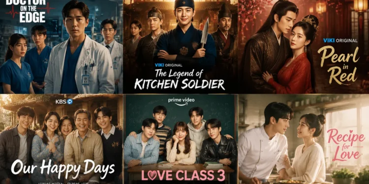 New Korean dramas streaming this week