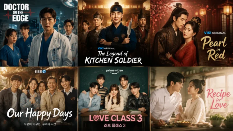 New Korean dramas streaming this week