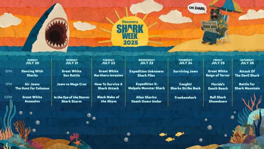 Discovery Shark Week 2026 Premieres
