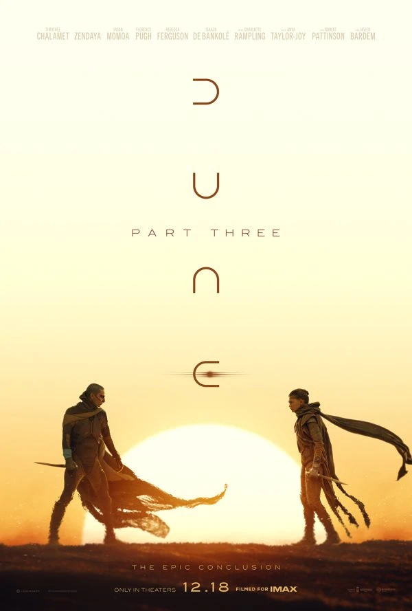 "Dune Part Three" early IMAX screenings