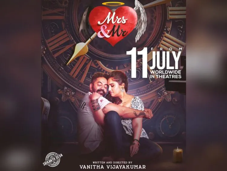 "Mrs & Mr" is 'a piece of me wrapped in fiction,' reveals Vanitha Vijay Kumar