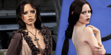 Jenny Ortega kills it with goth glamour during "Wednesday S2" promotions